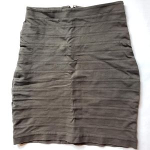 Gray Express bodycon highwaisted skirt